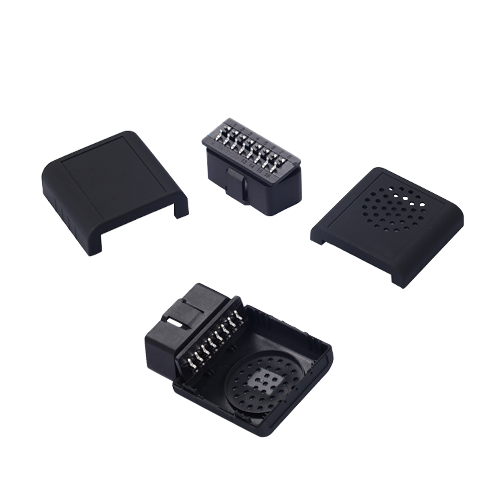 OBDII car-mounted straight needle male auto parts horn accessory is suitable for all car inspection car horn detectors
