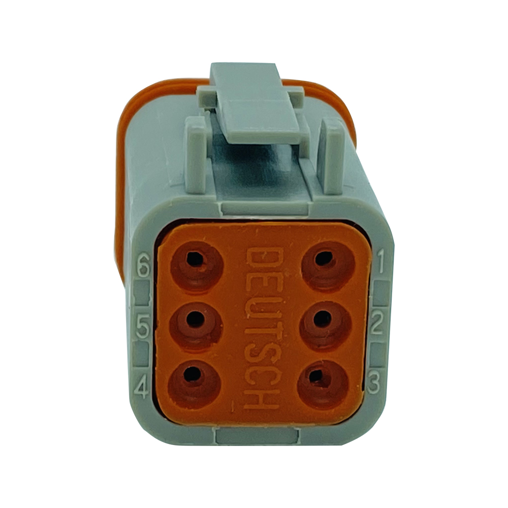 6-way plug connector housing shrink dust lip female plug dt06-8sdt series automobile connector kit