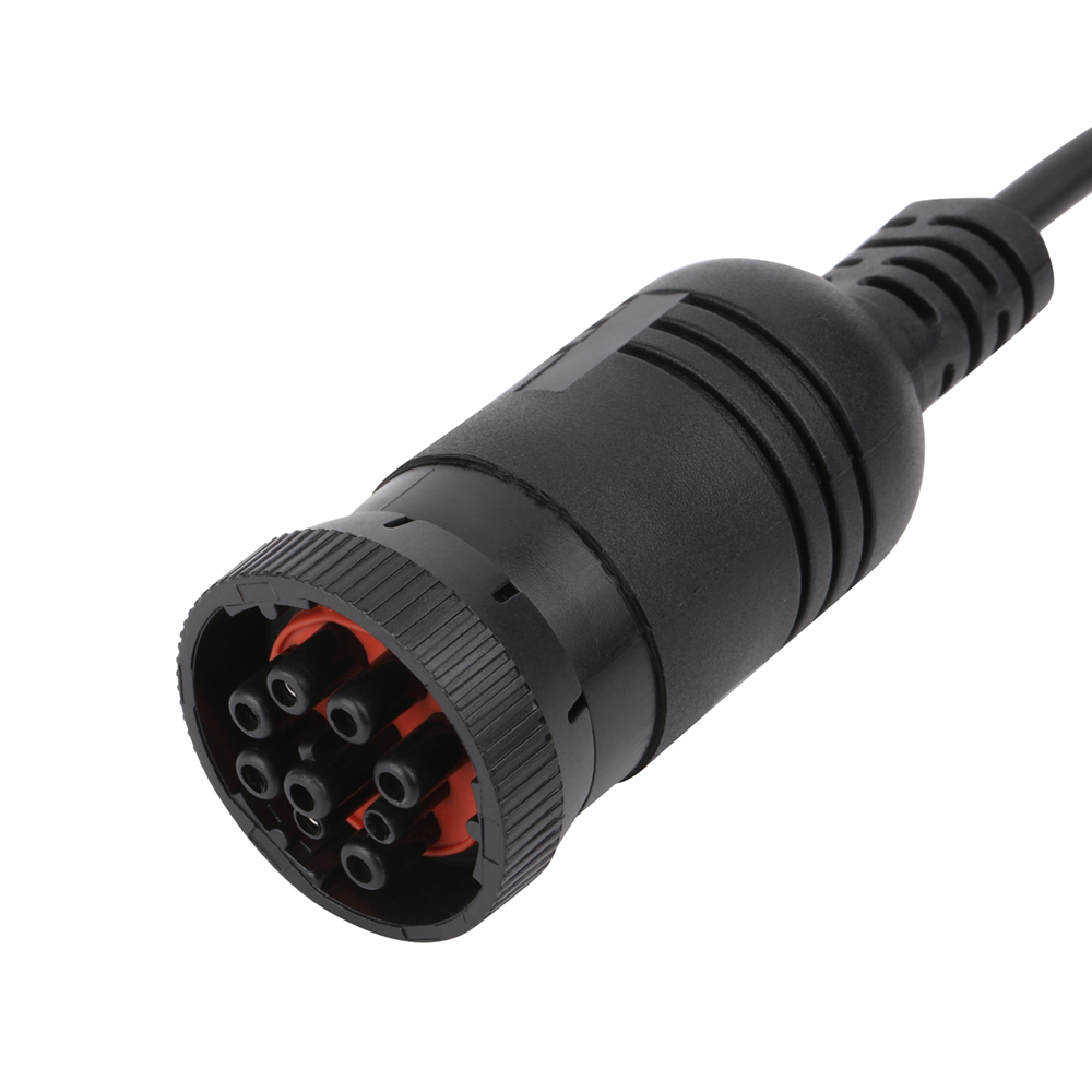 J1939 9Pin Male To 12Pin Housing J1939 Connector BUS GPS Cable For Transport Equipment By Telematics, Fleet Management Or Truck