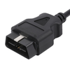 16Pin Male To Female With DB15P Male Connector OBD2 MaleY Cable Wire Harness For OBD2 Diagnostic Scanner Fault Code Reader
