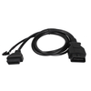 16Pin Male To Female With Molex 10P Houslng OBD OBDII 16 Pin OBD2 Y Cable For OBD2 Diagnostic Scanner Fault Code Reader