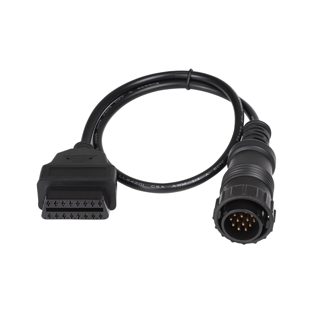 Custom 16 pin male female obd ll obd ii obd2 obd 2 connector cable
