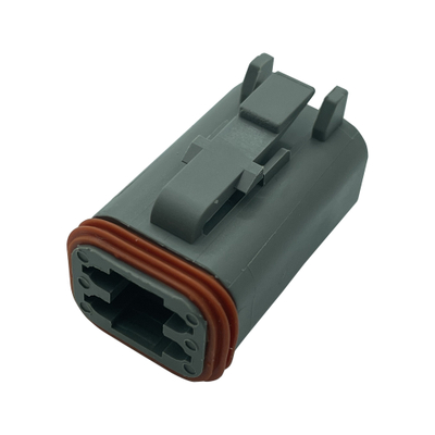 4Pin gray male housing with wedge lock connector kit