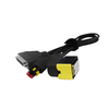 Test connector DB44 male +DC female right-angle urea pump connection harness