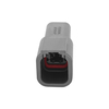 Automobile connector RECPT 6-WAY