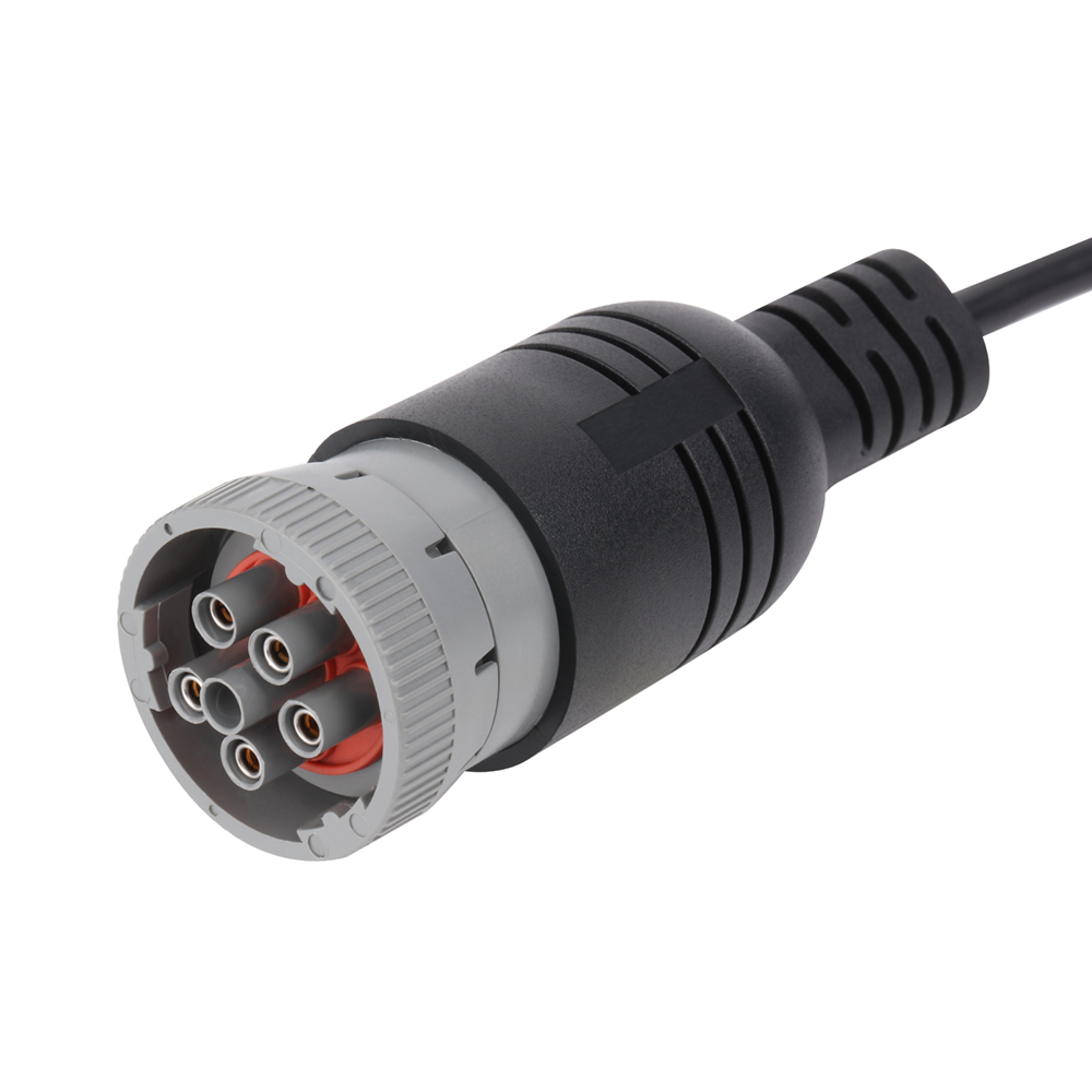 J1708 6Pin Male To 12Pin Housing J1708 Conector BUS GPS Cable For Transport Equipment By Telematics,Fleet Management Or Truck
