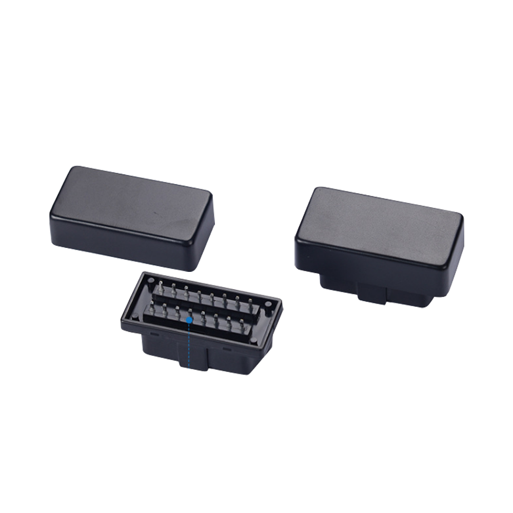 Obd patch cord housing wholesale automotive diagnostic instrument cable OBD black diagnostic low Encloscer