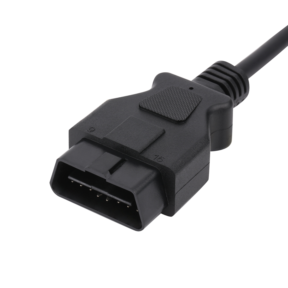 16PIN MALE TO DB9P with 4 plugs obd2 obd-ii male y obd to db9 splitter cable For OBD2 Diagnostic Scanner Fault Code Reader