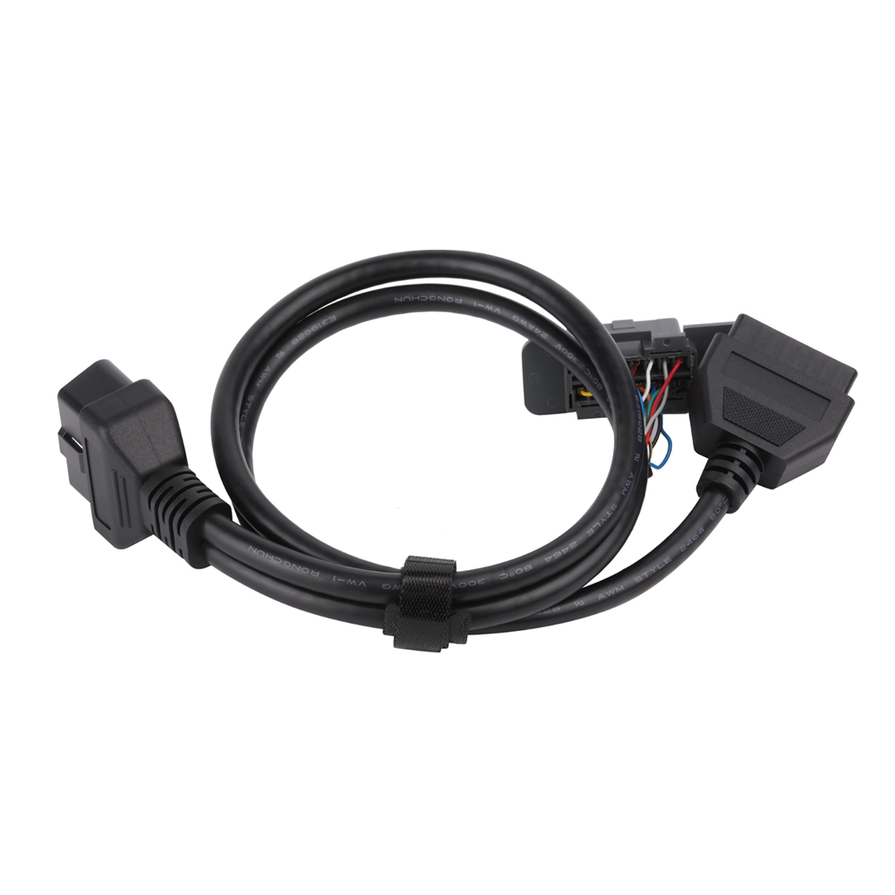 16Pin Right Male To Female With Volov Connector OBD2 OBD-II Male Y OBD To Volvo Splitter Cable For OBD2 Diagnostic Scanner Fault