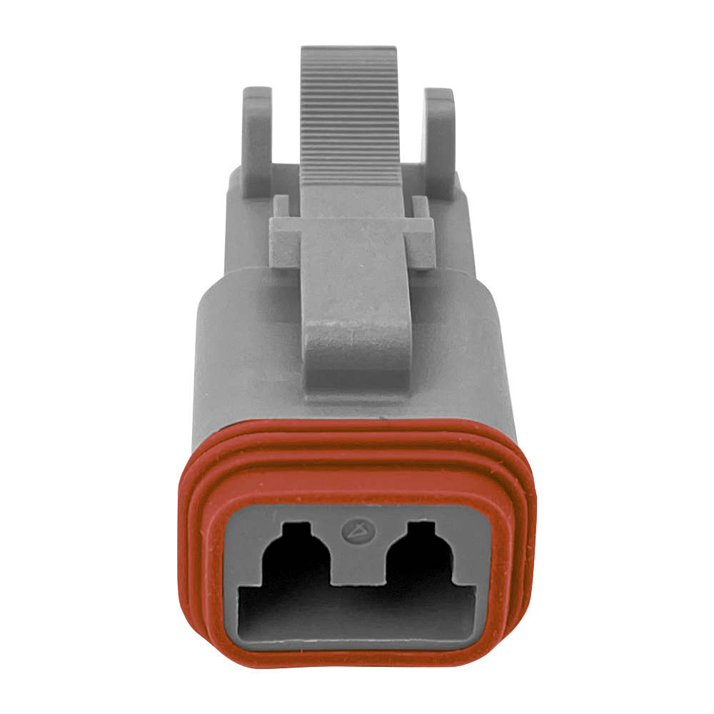 Automobile Connector Plug 2-Way LED 12V Clear SR01 Grey