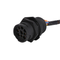 Threaded 1-aminophenol J 1939 pin connector, J 1939 diagnostic connector