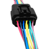 Automobile waterproof connector plug socket male female waterproof wire harness connector 12p core wire