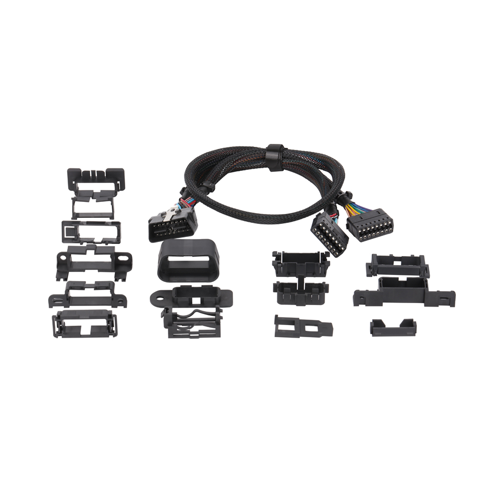 16Pin Right Male To Female With Volov Connector OBD2 OBD-II Male Y OBD To Volvo Splitter Cable For OBD2 Diagnostic Scanner Fault