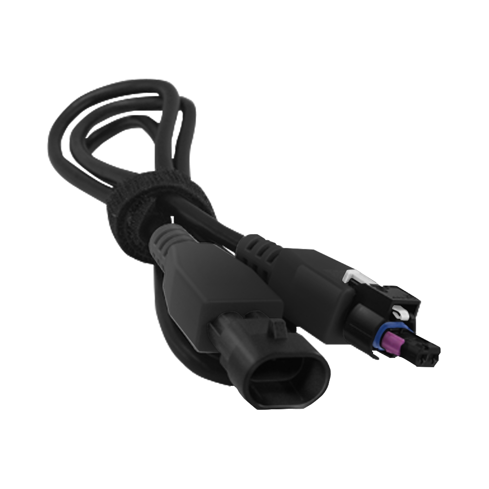 Sinotruk 12P male plastic shell black (black plastic cover +2 black inserts)