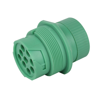 Threaded 1-aminophenol J 1939 pin connector, J 1939 diagnostic connector