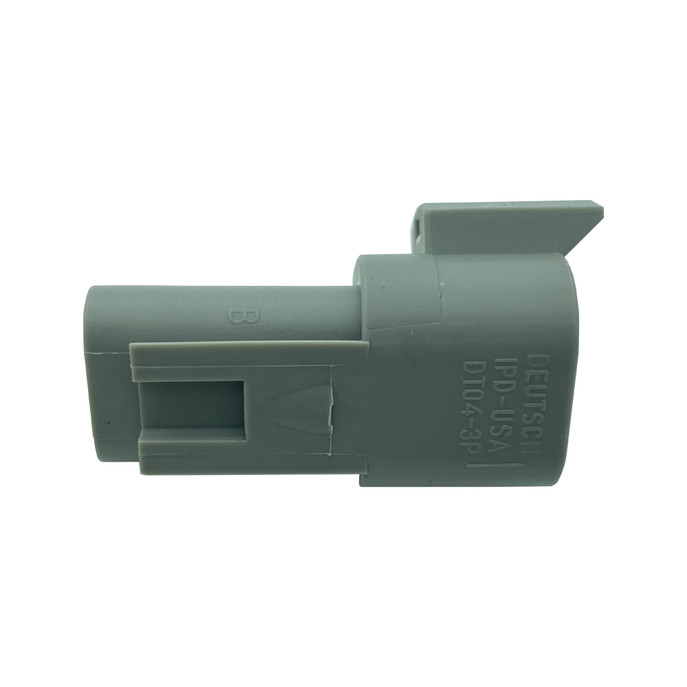 2.Deutsch 3pin connector kit male housing dt04-3p plug shrink boot