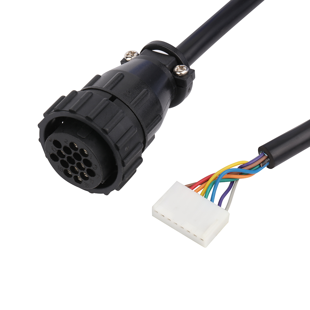 OBDII 16Pin Male To XH2.5 8PIN OBDII OBD2 Cable OBDII OBD2 Cable For VGA Interface Diagnostic DIY programming
