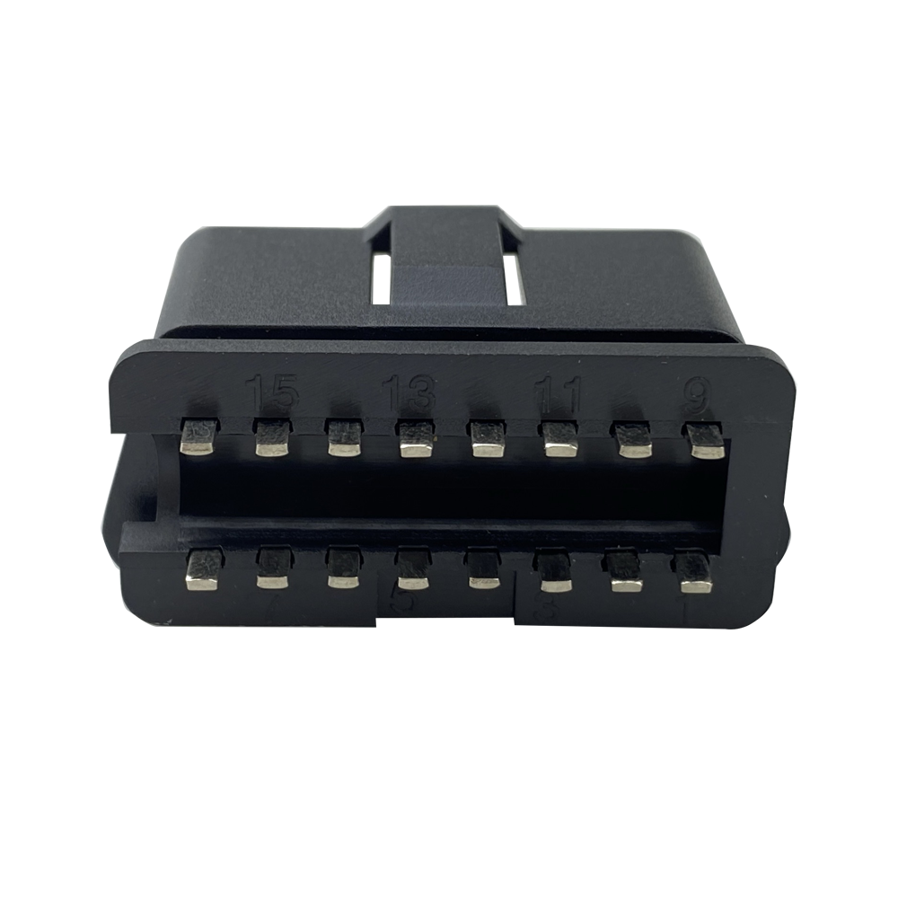 Automobile obdii16pin connector male diagnostic line connector automobile harness adapter interface plug