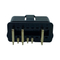 Automobile detector obdii2 black welding plate male and female seat 9pin core for male and female wiring 16 hole plug