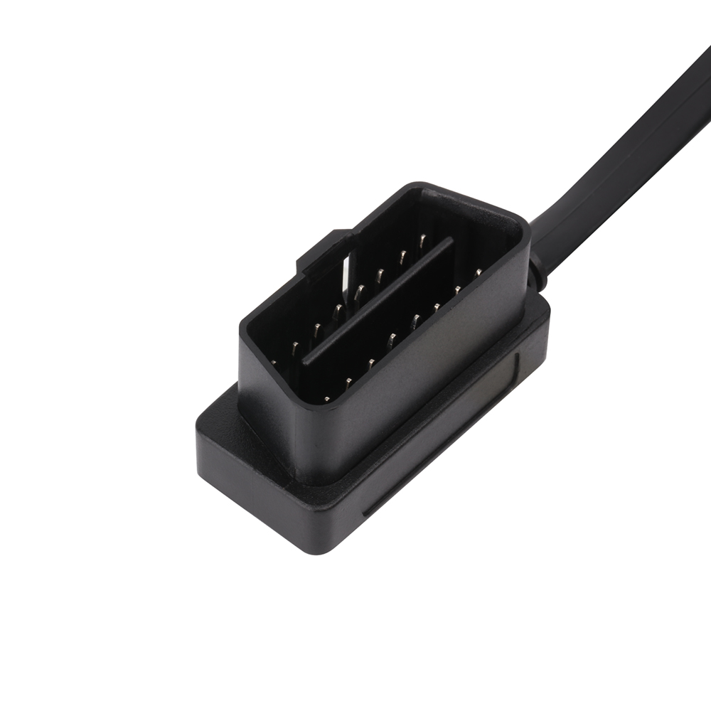 OBDII 16Pin Male To Molex3.0 12Pin Flat OBD Molex 12P Cable For OBD2 Fault Code Reading